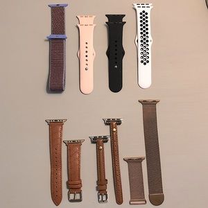 Lot of Seven Watch Bands for Apple 40mm Series 5